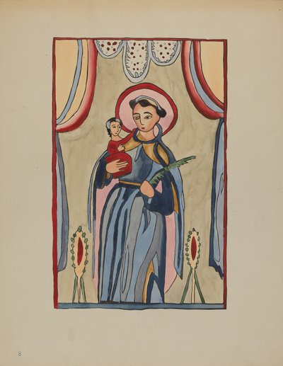 Panel from Altar Piece of San Antonio by E. Boyd