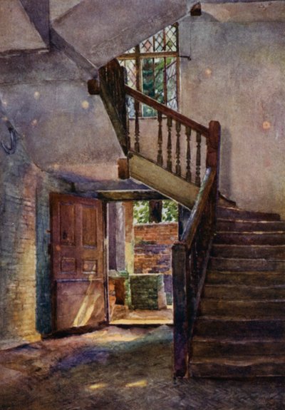 Eton: Interior of the Old Brewhouse by E. D. Brinton
