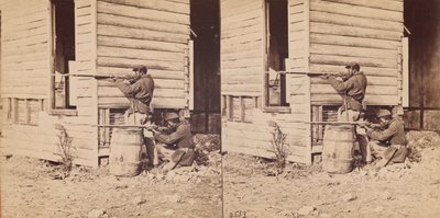 Colored Pickets on Duty Near Dutch Gap by E. and H.T. Anthony