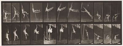 Plate 164. Jumping; Pole Vaulting by Eadweard Muybridge
