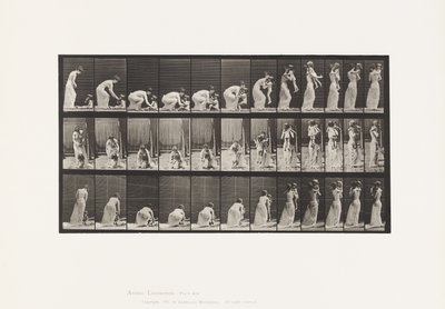 Plate 214. Lifting Child (70) from the Ground, Turning Around by Eadweard Muybridge