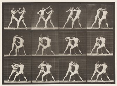 Plate 340. Boxing, Open Hand by Eadweard Muybridge