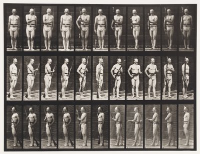 Fix and Unfix Bayonets, 1872-1885 by Eadweard Muybridge