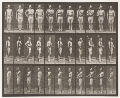 Shoulder, Order, and Carry Arms by Eadweard Muybridge