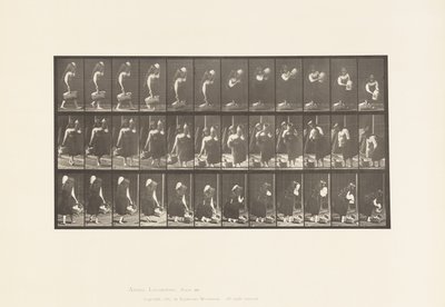 Carrying Jar on Shoulder and Basket in Hand by Eadweard Muybridge