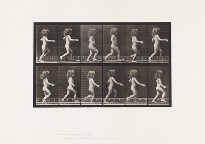 Child, Running by Eadweard Muybridge