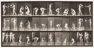 Plate 501. Miscellaneous, Stooping, Kneeling, etc. by Eadweard Muybridge
