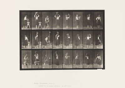 Plate 517. Miscellaneous Movements with a Water Jar by Eadweard Muybridge