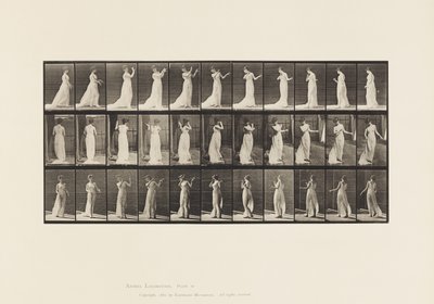 Walking, Turning Around, Action of Aversion by Eadweard Muybridge