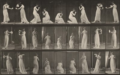 Plate Number 502. Miscellaneous, Stooping, Kneeling, etc. by Eadweard Muybridge