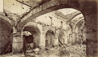 Ruins of the Church of San Domingo, Panama by Eadweard Muybridge