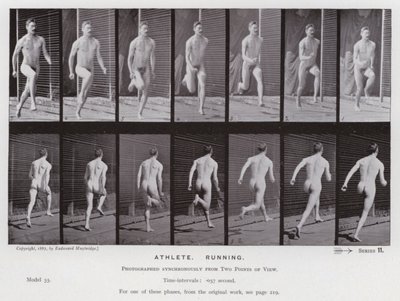 The Human Figure in Motion: Athlete, Running by Eadweard Muybridge