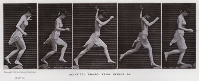 The Human Figure in Motion: Selected phases from series 54 by Eadweard Muybridge
