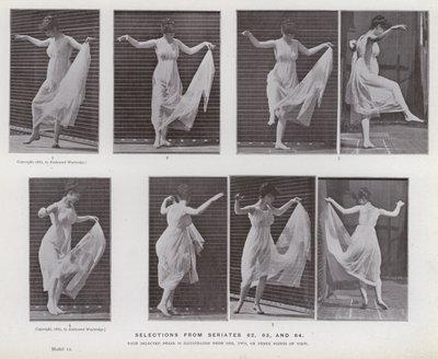 The Human Figure in Motion: Selections from series 62, 63, and 64 by Eadweard Muybridge