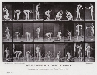 The Human Figure in Motion: Various Independent Acts of Motion by Eadweard Muybridge