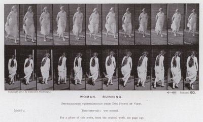 The Human Figure in Motion: Woman, Running by Eadweard Muybridge