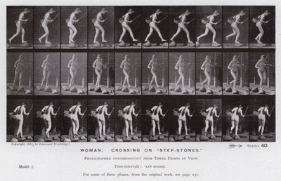 The Human Figure in Motion: Woman, crossing on 