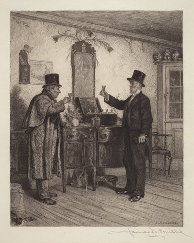 A Glass with the Squire by Eastman Johnson