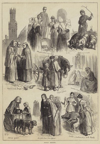 Holiday Sketches by Ebenezer Newman Downard