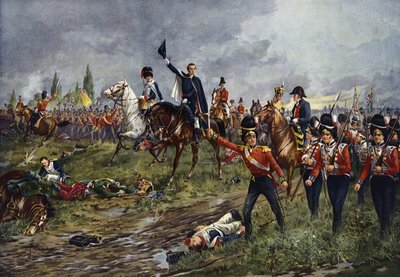 The Whole Line Will Advance, The Battle of Waterloo by Edgar Alfred Holloway