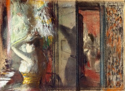 Actresses Dressing Room, c.1885 by Edgar Degas