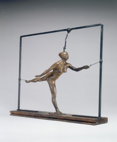 Arabesque Over the Right Leg, Left Arm in Front by Edgar Degas