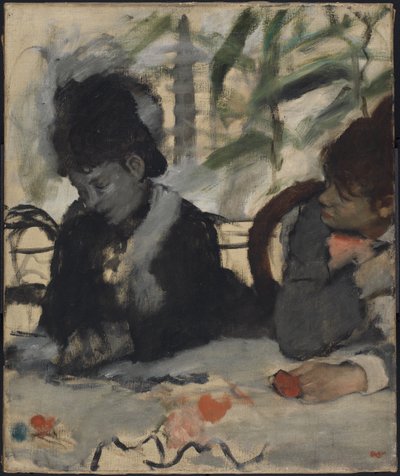 At the Cafe by Edgar Degas