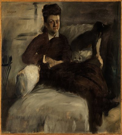 Portrait of Madame Jeantaud by Edgar Degas