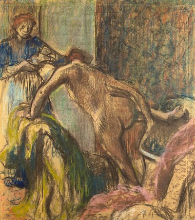 Breakfast after the Bath by Edgar Degas