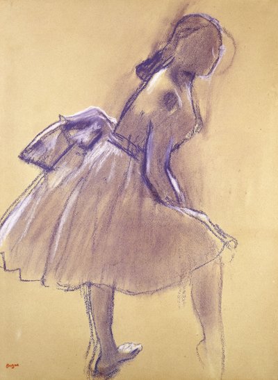 Dancer Standing, in Profile by Edgar Degas