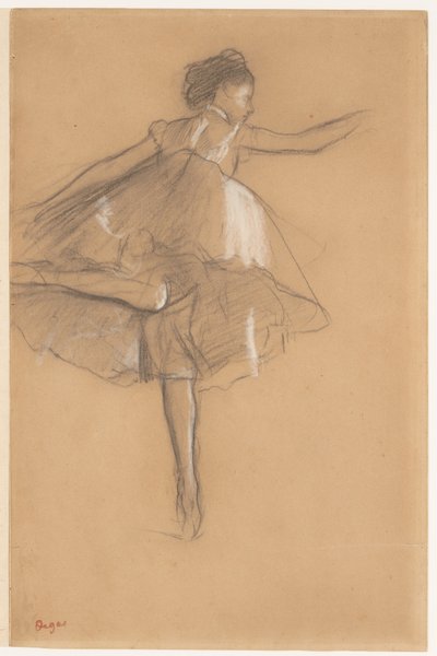 Dancer on Pointe by Edgar Degas