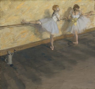 Dancers Practising at the Barre, 1877 by Edgar Degas