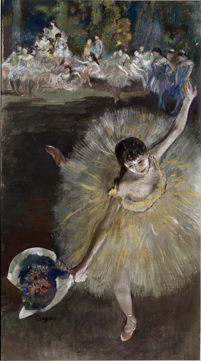Dancing girl by Edgar Degas