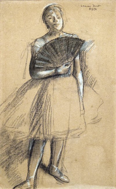 Fan Dancer by Edgar Degas