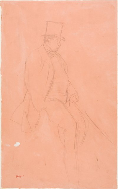 Gentleman Rider by Edgar Degas