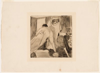 Leaving the Bath by Edgar Degas