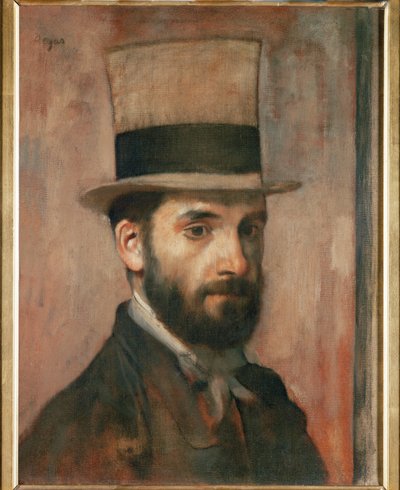Leon Bonnat, painter by Edgar Degas