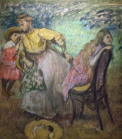 Madame Alexis Rouart and Her Children by Edgar Degas