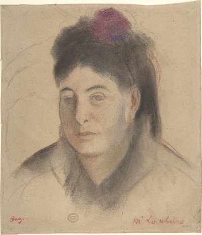 Madame Loubens by Edgar Degas