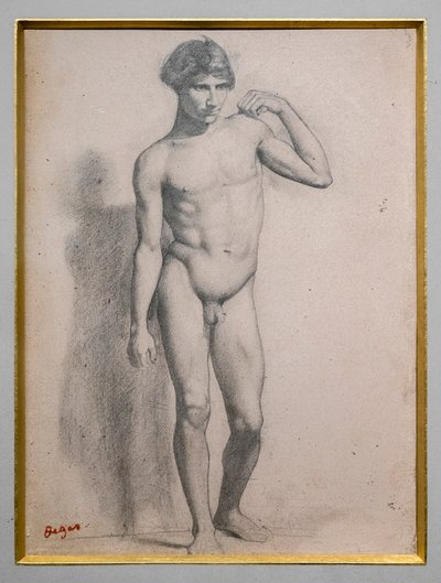 Man standing up by Edgar Degas