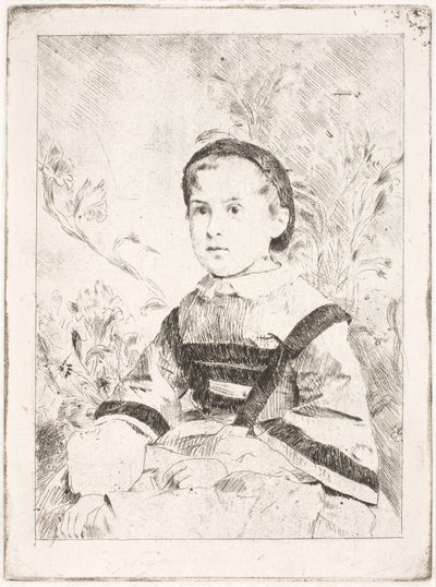 Mlle Nathalie Wolkonska by Edgar Degas