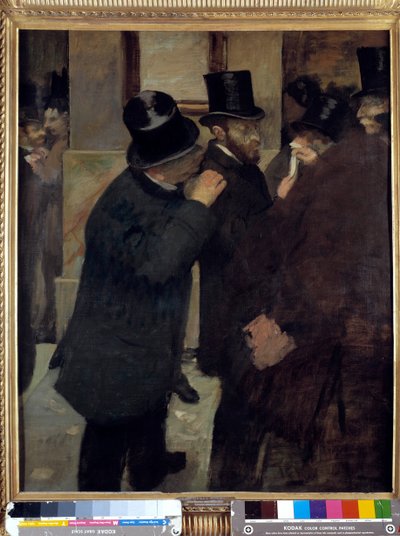 Portraits at the Stock Exchange by Edgar Degas