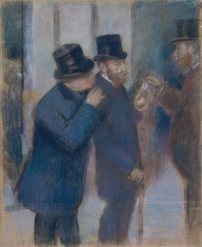 Portraits at the Stock Exchange (c.1878-79) by Edgar Degas