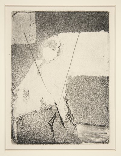 Seated Woman in Bonnet and Shawl by Edgar Degas