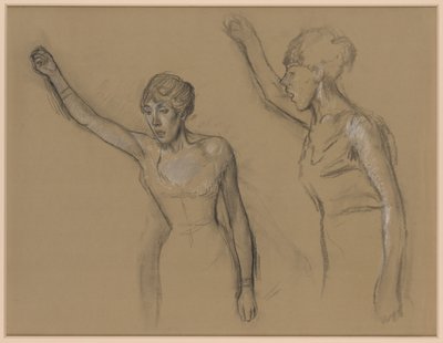 Study of a Singer by Edgar Degas