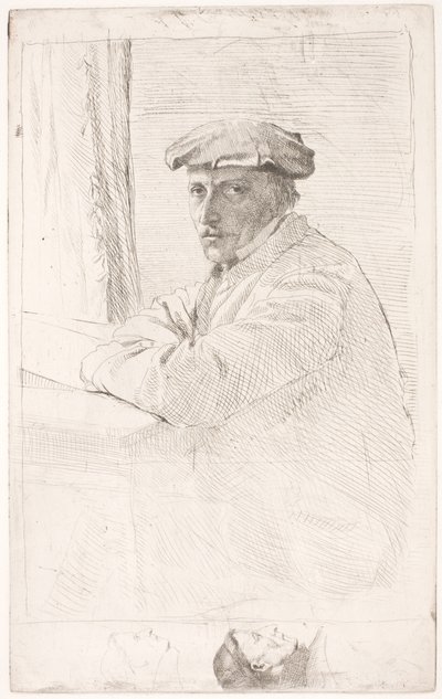 The Engraver Joseph Tourny by Edgar Degas