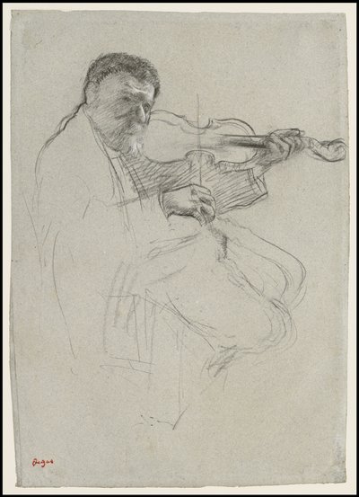 The Violinist, Study for 