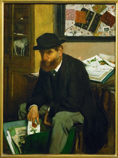 The Stamp Collector by Edgar Degas