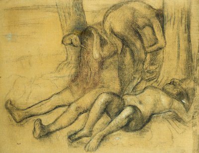 Three Bathers under a Tree by Edgar Degas