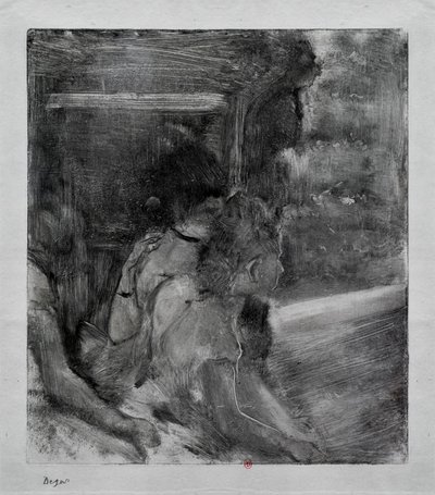 To the Theatre by Edgar Degas